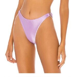 Superdown lavender Serena Heart Bikini Bottom sz small